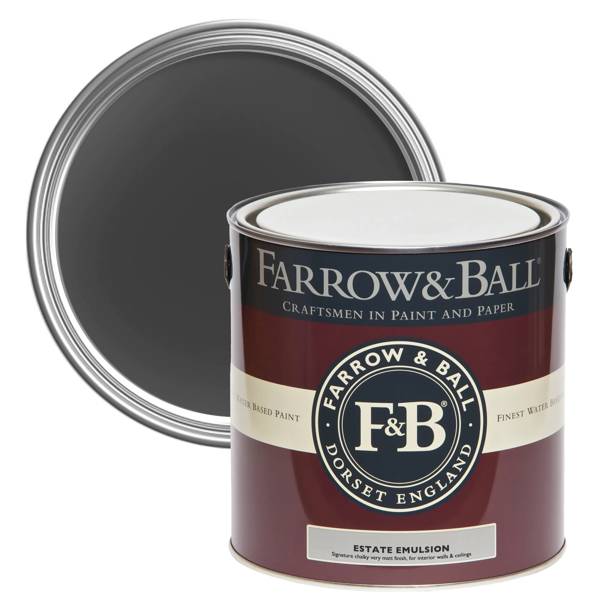Farrow & Ball Colour Tester, Pitch Black No. 256