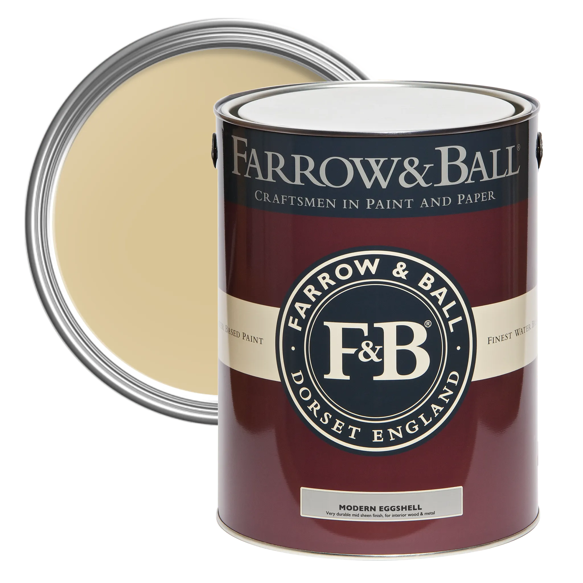 Farrow & Ball Modern Eggshell, Hay No. 37, Modern Eggshell Paint
