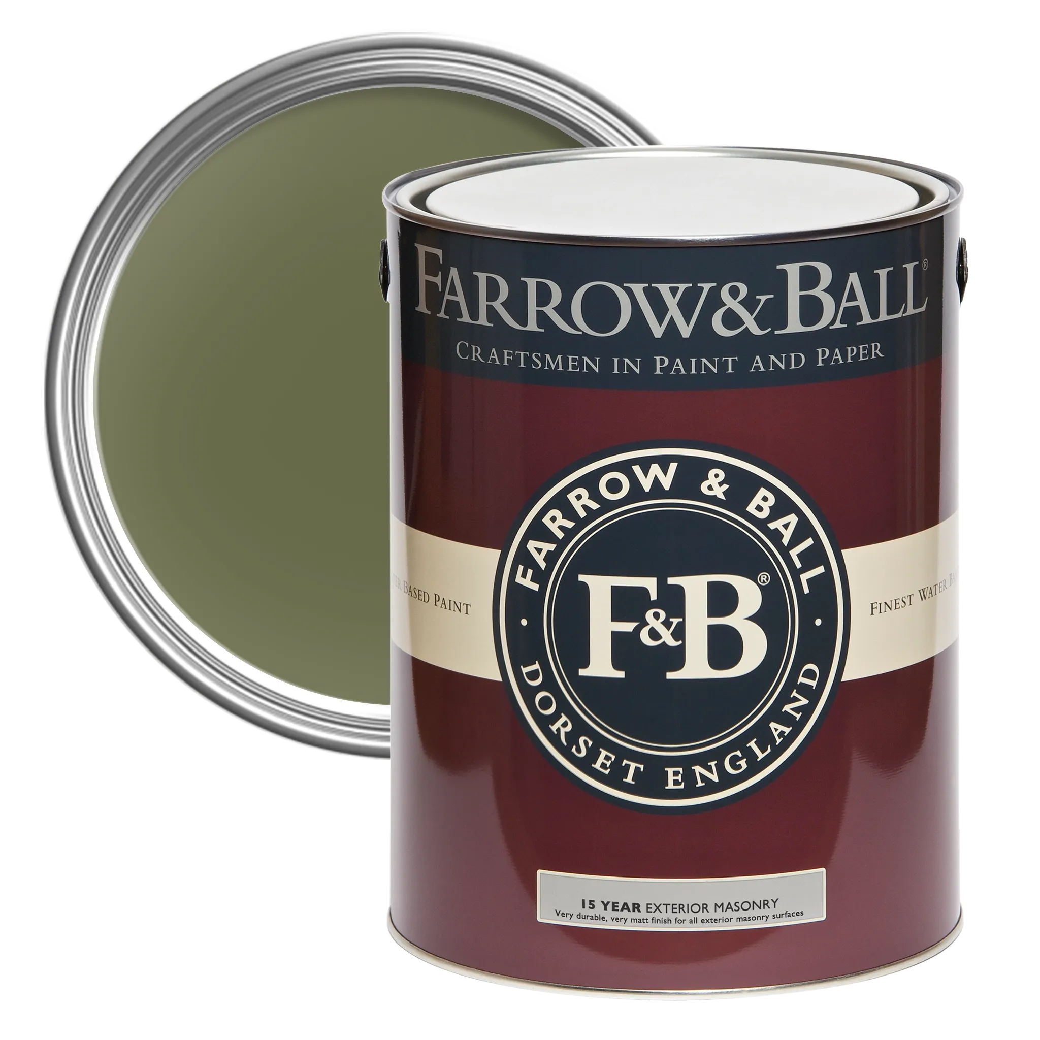 Farrow & Ball Exterior Masonry, Bancha No. 298, Exterior Masonry Paint