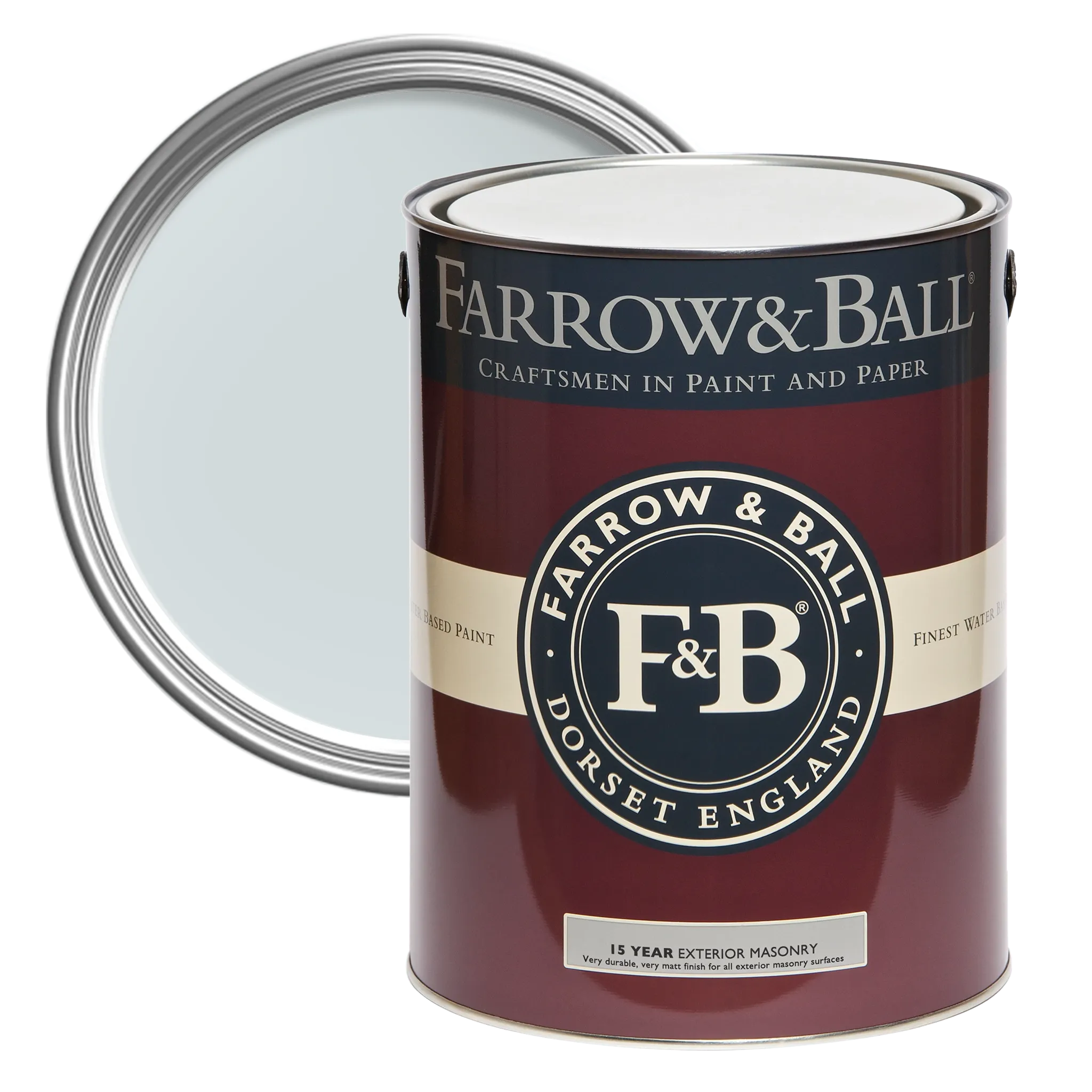 Farrow & Ball Exterior Masonry, Borrowed Light No. 235, Exterior Masonry Paint