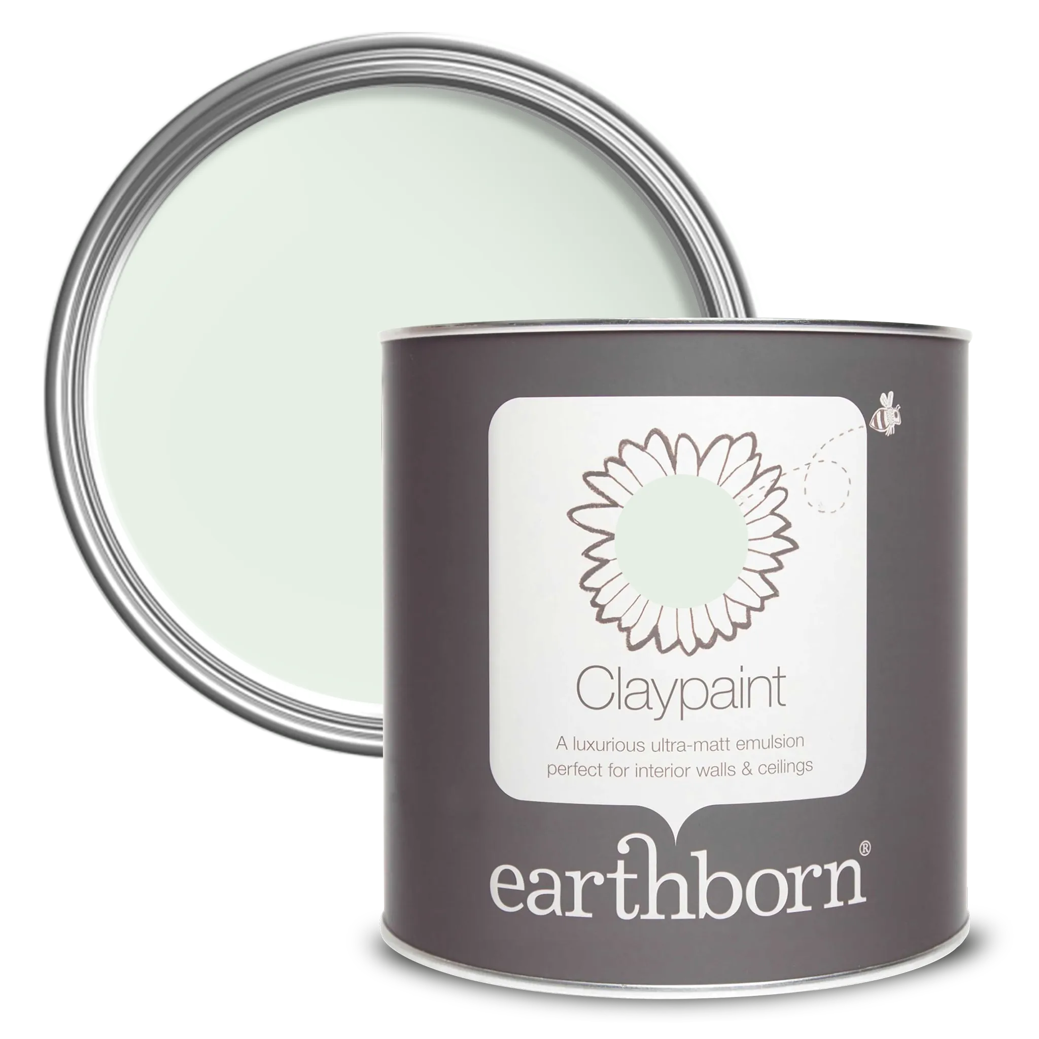 Photos - Paint / Enamel Earthborn Claypaint, Shallows 2.5L | Eco-Friendly, Natural, Breathable Paint, For Walls and Ceilings, Matt Finish, Emulsion 
